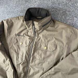 Free Country Men's Medium‎ Olive Field Jacket FC-7 Wind Proof Water Resistant
